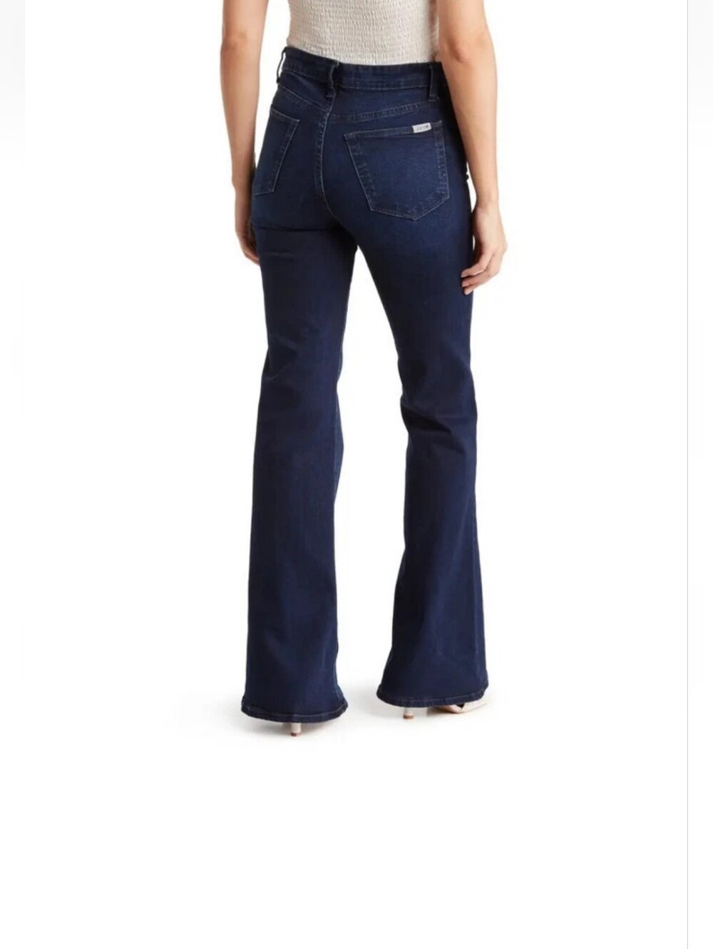 JOE'S Womens High Rise Flare-Leg Jeans Size 32 X 33 VELES Wash Dark Indigo Blue